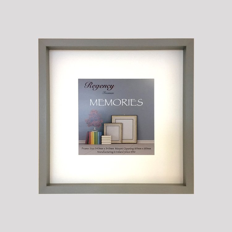 Memories Box Frame Grey 34.5 x 34.5cm